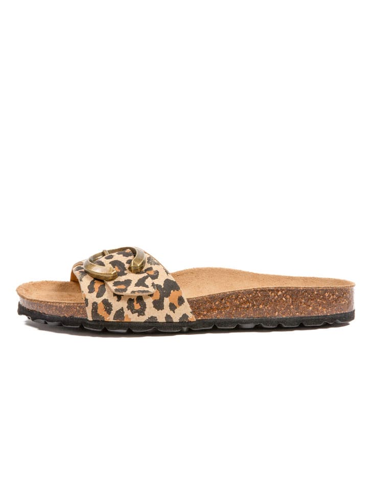 billowy Klapki w kolorze brązowo-beżowym rozmiar: 38