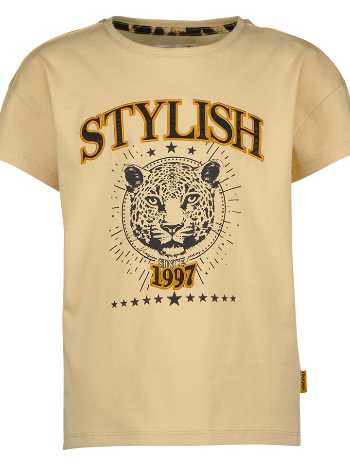 Vingino Koszulka "Hemly" w kolorze beżowym rozmiar: 116