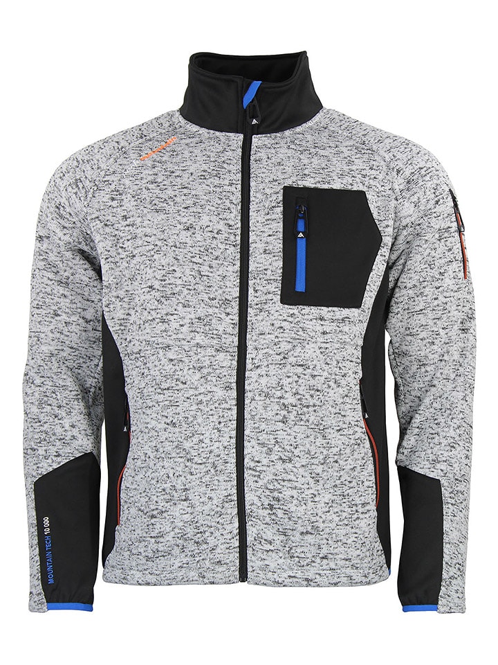 Peak Mountain Kurtka polarowa "Club" w kolorze szarym rozmiar: 3XL