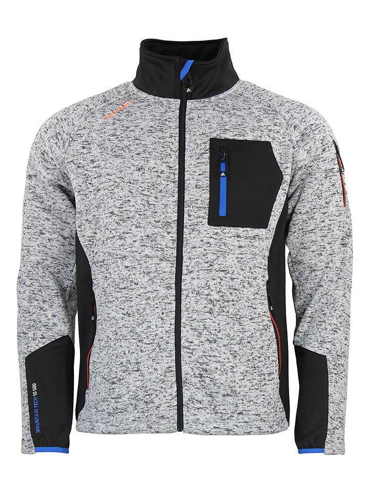 Peak Mountain Kurtka polarowa "Club" w kolorze szarym rozmiar: 3XL