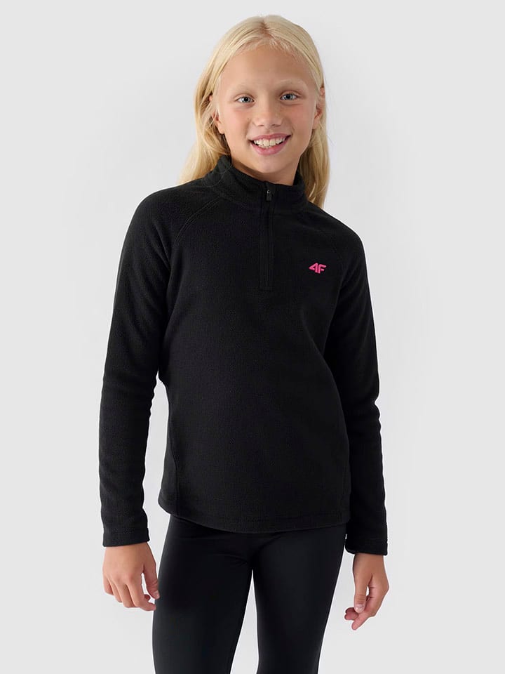 4F Bluza polarowa w kolorze czarnym rozmiar: 122/128