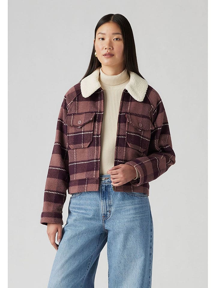 Levi's Kurtka koszulowa w kolorze ciemnofioletowym rozmiar: M