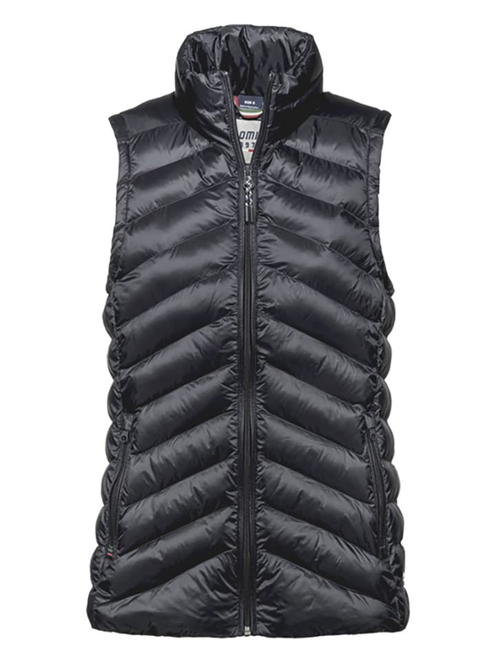 DOLOMITE Kamizelka pikowana "Gardena" w kolorze czarnym rozmiar: M