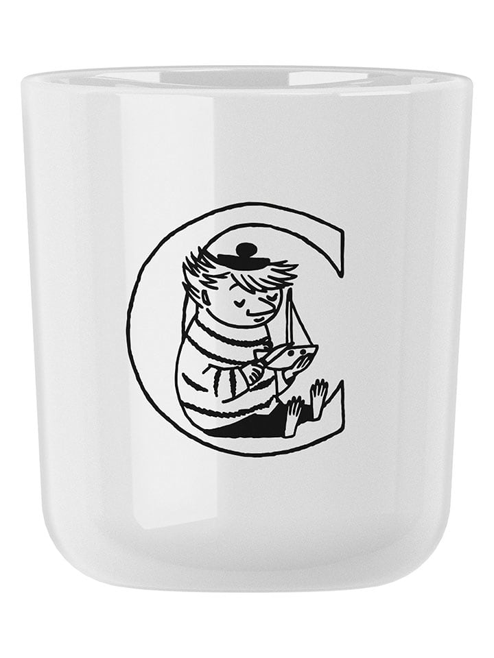 RIG-TIG Kubek "Moomin ABC - C" w kolorze białym - 200 ml rozmiar: onesize
