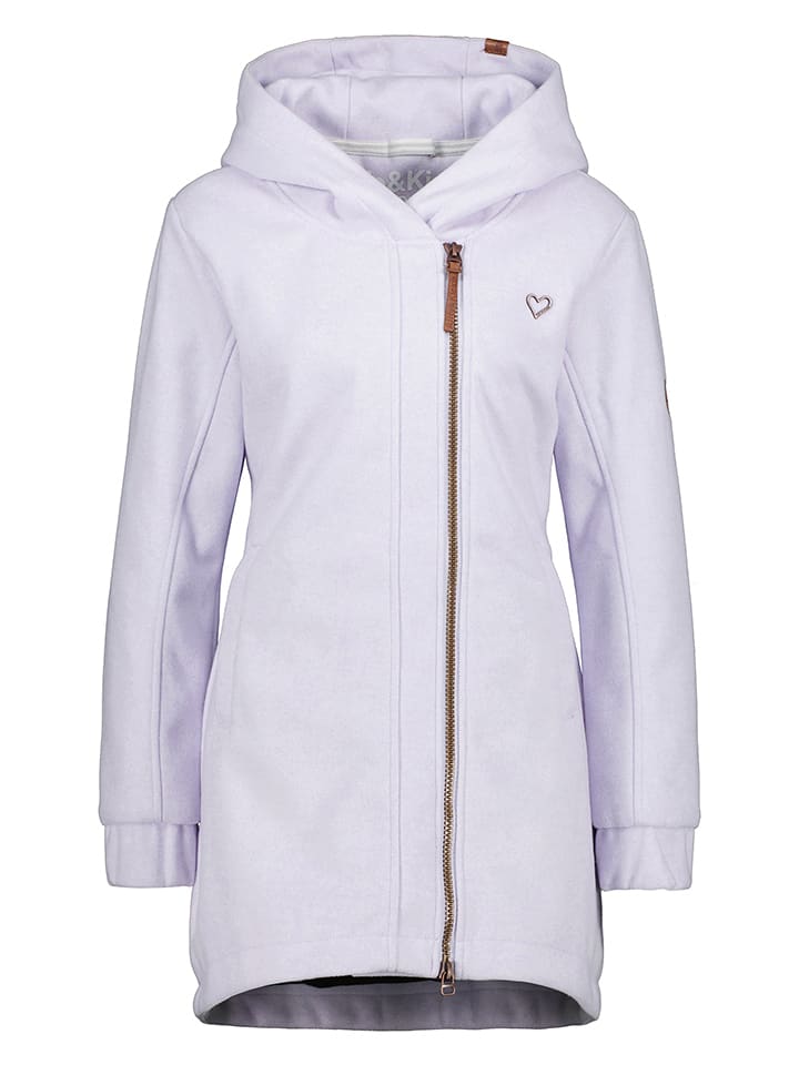 alife and kickin Kurtka przejściowa "Carlina" w kolorze fioletowym rozmiar: XL