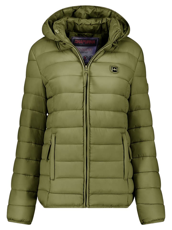 ANAPURNA Kurtka zimowa "Akitalana Hood" w kolorze oliwkowym rozmiar: S