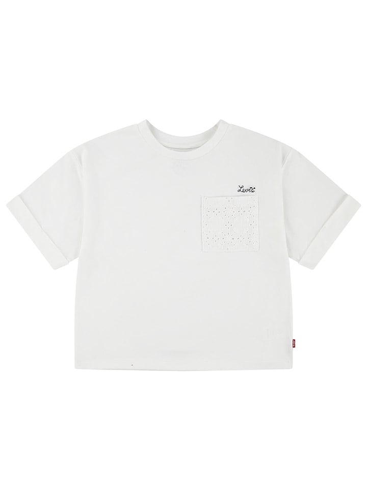 Levi's Kids Koszulka w kolorze białym rozmiar: 128