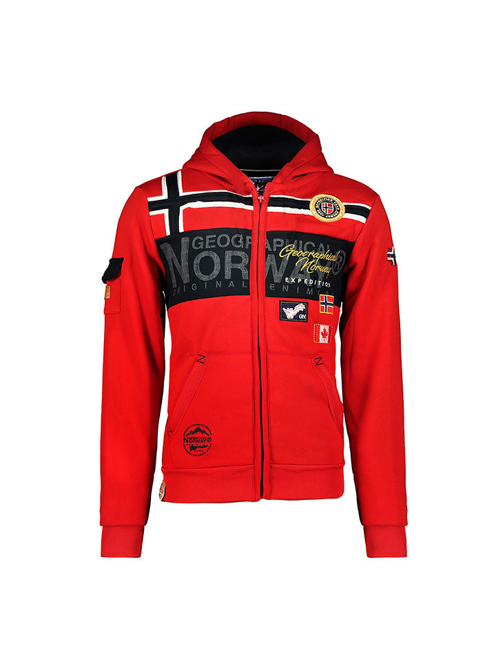 Geographical Norway Bluza "Garadock" w kolorze czerwonym rozmiar: 152