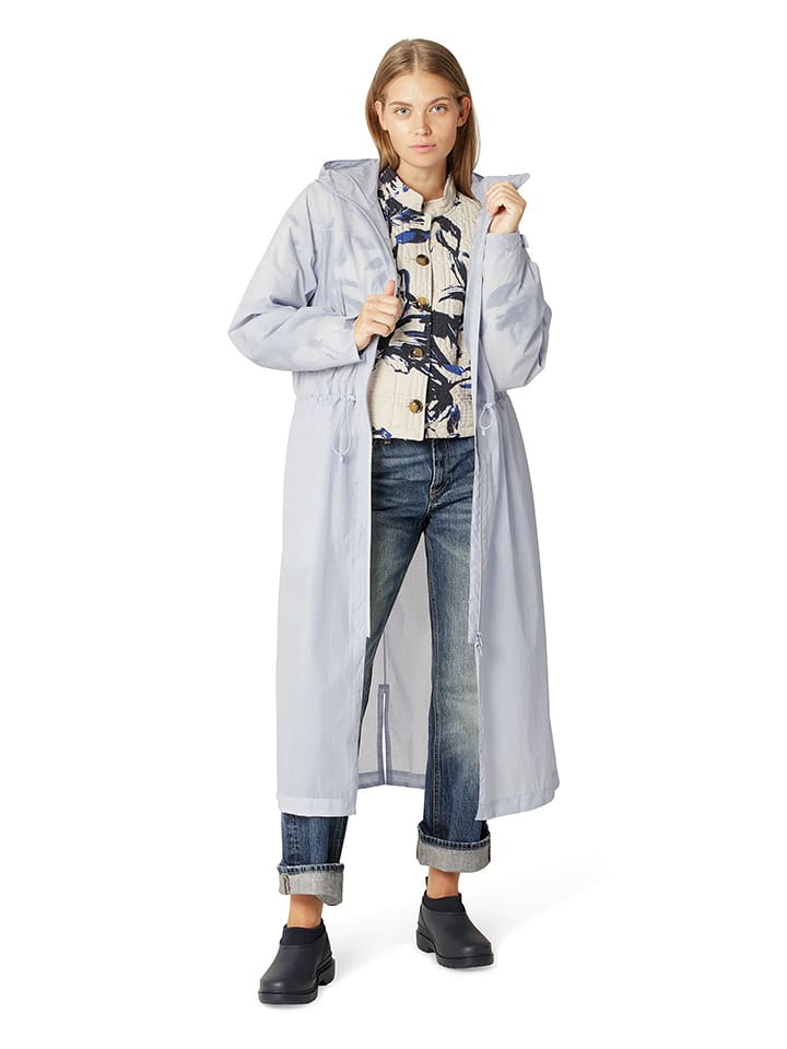 Ilse Jacobsen Płaszcz przeciwdeszczowy w kolorze błękitnym rozmiar: 38