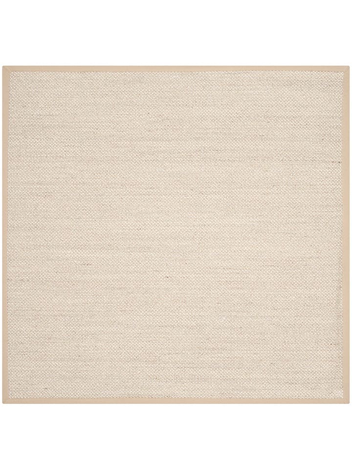 Safavieh Dywan w kolorze beżowym z sizalu rozmiar: 91x91 cm