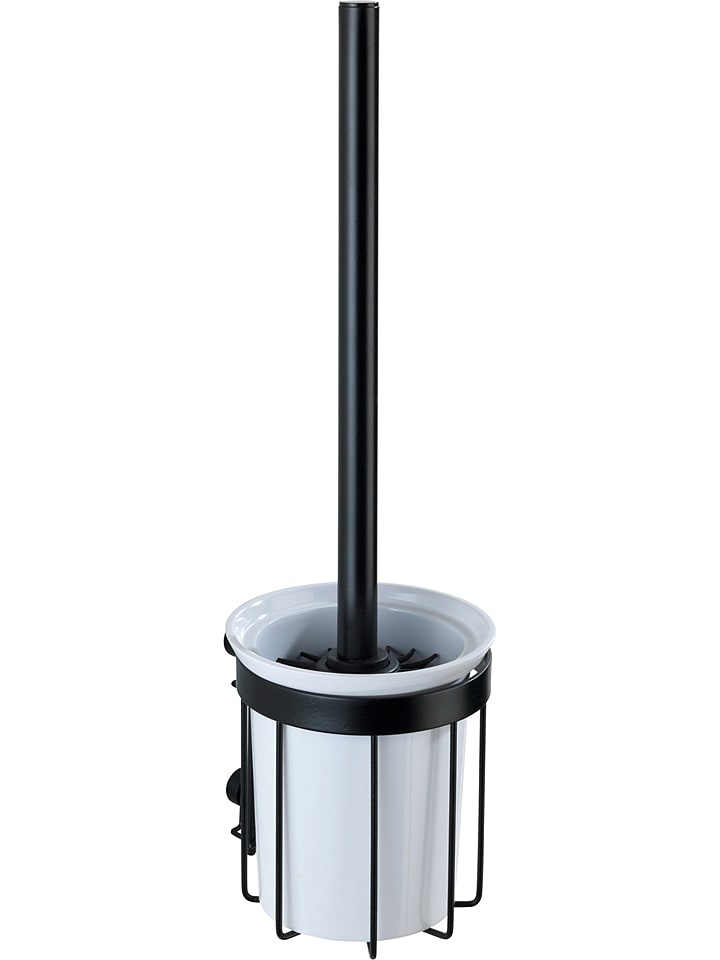 Wenko Szczotka toaletowa "Classic Plus" w kolorze czarno-białym - 12 x 35,5 x 10,5 cm rozmiar: onesize