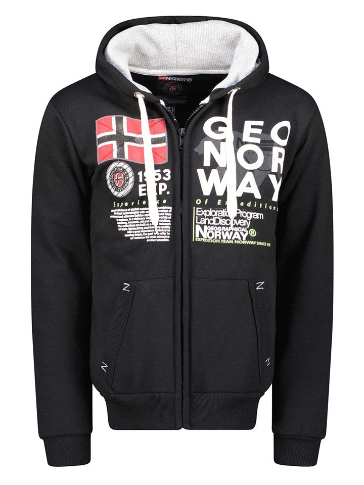 Geographical Norway Bluza w kolorze czarnym rozmiar: XL