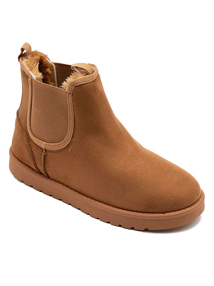 C'M Botki w kolorze karmelowym rozmiar: 40