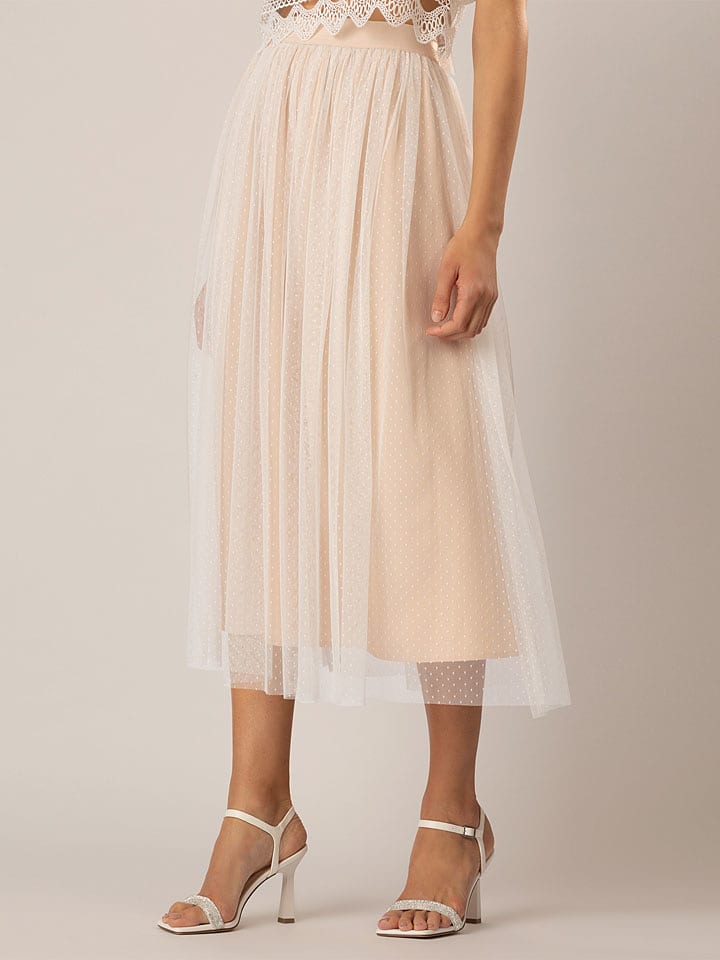 APART Spódnica w kolorze kremowym rozmiar: 38