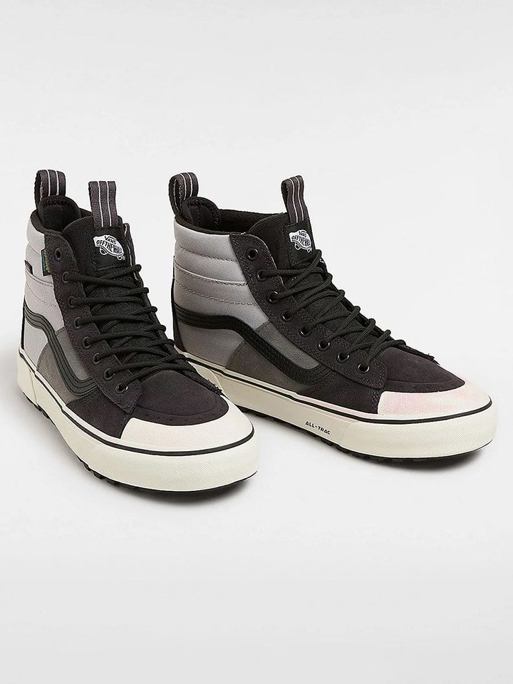 Vans Skórzane sneakersy "Sk8-Hi" w kolorze czarno-szarym rozmiar: 41
