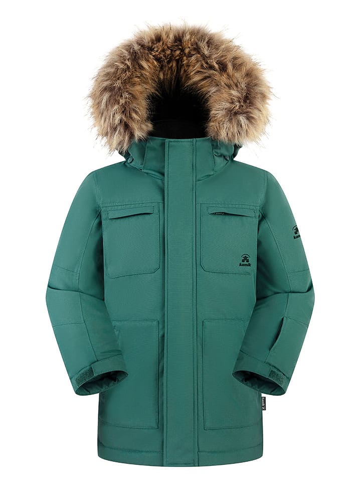 Kamik Parka "Enzo" w kolorze zielonym rozmiar: 128
