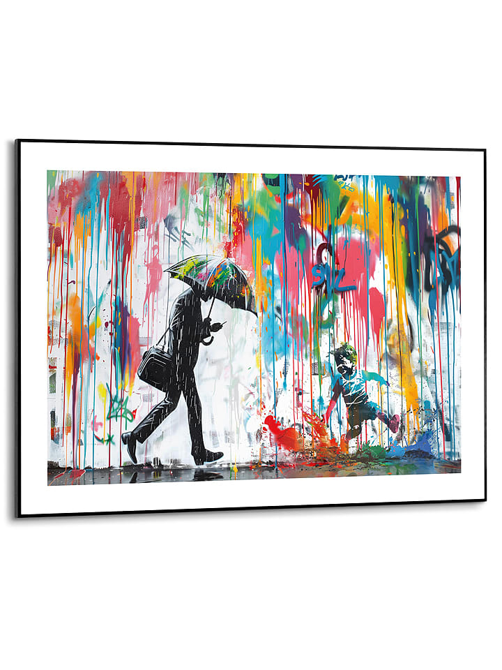 Orangewallz Druk artystyczny " Tap It" w ramce rozmiar: 40x50 cm