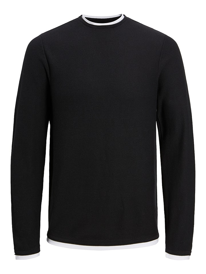 Jack & Jones Sweter w kolorze czarnym rozmiar: XL