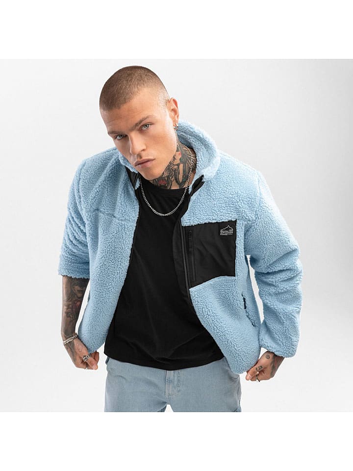 Siroko Kurtka polarowa "Azure" w kolorze błękitnym rozmiar: L