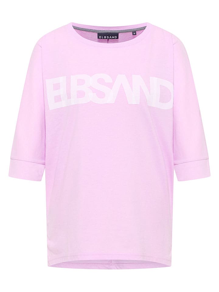 ELBSAND Koszulka "Imani" w kolorze jasnoróżowym rozmiar: S