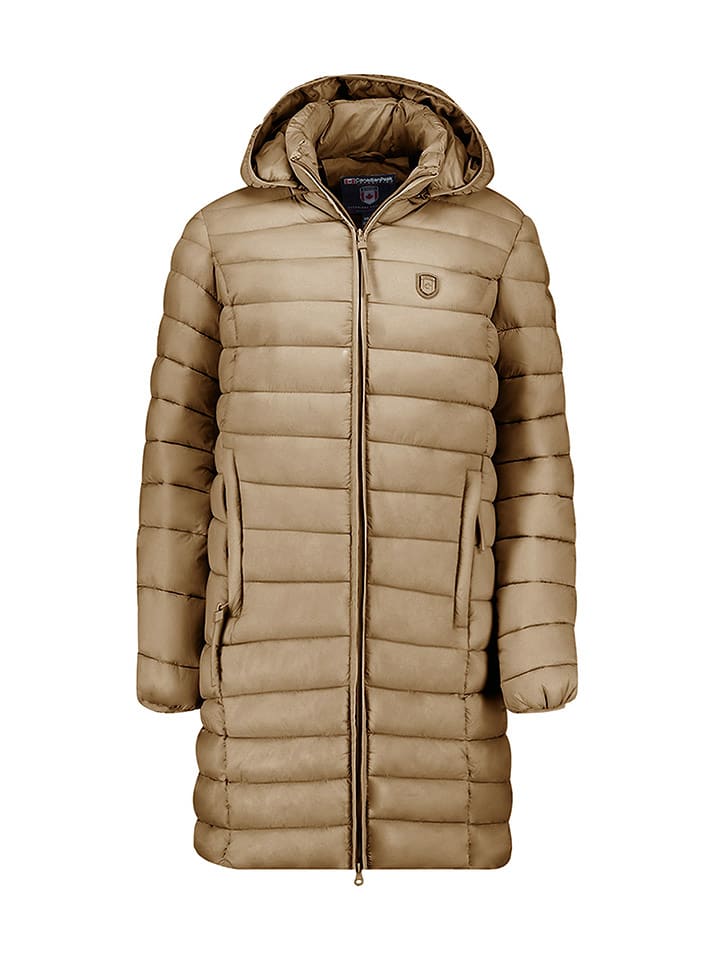 Canadian Peak Płaszcz pikowany "Akitaleak" w kolorze jasnobrązowym rozmiar: XL