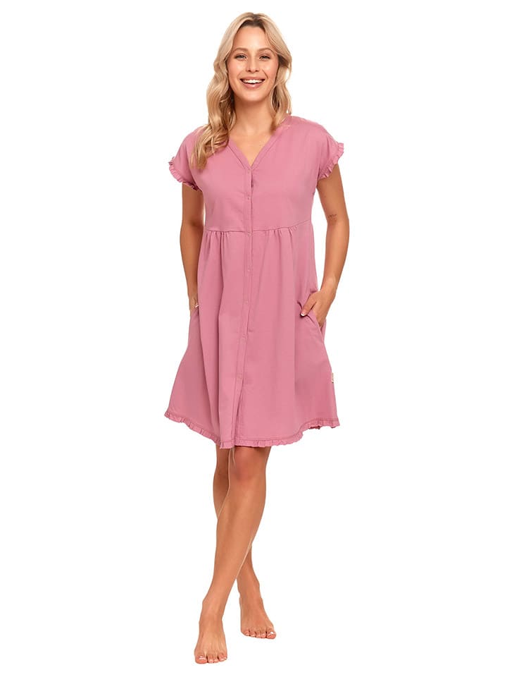 Doctor Nap Ciążowa koszula nocna w kolorze jasnoróżowym rozmiar: M