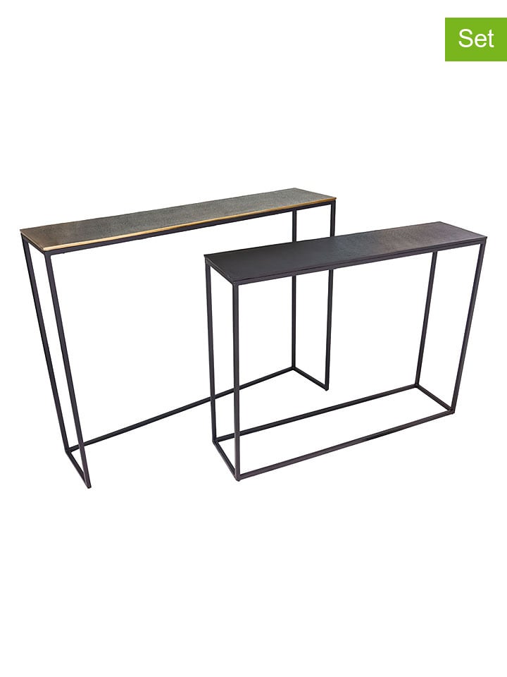 Anticline Konsole (2 szt.) w kolorze szaro-czarnym rozmiar: onesize