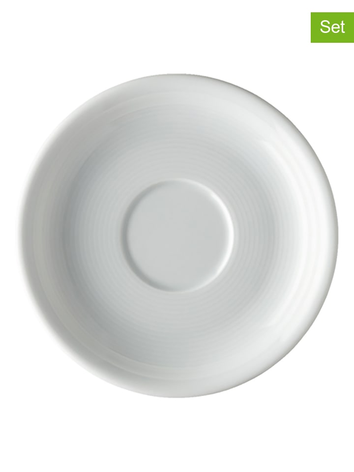 Thomas Spodki (6 szt.) "Trend" w kolorze białym do kawy - wys. 2,3 x Ø 14 cm rozmiar: onesize