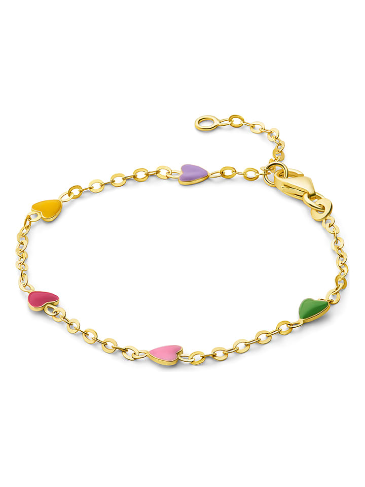 Revoni Złota bransoletka z elementami ozdobnymi rozmiar: onesize