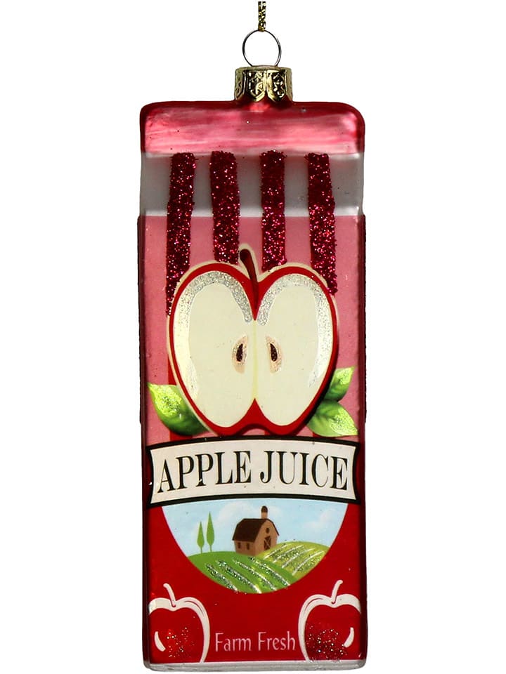 Kersten Bombka "Apple Juice" w kolorze czerwonym - wys. 12,7 cm rozmiar: onesize