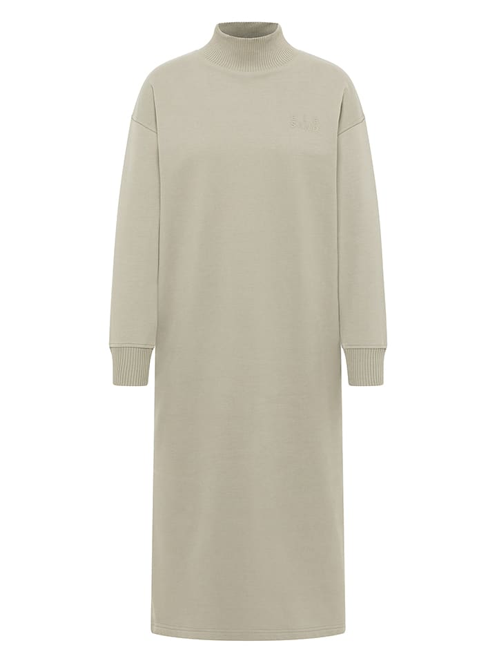 ELBSAND Sukienka dresowa "Roomi" w kolorze beżowym rozmiar: XL