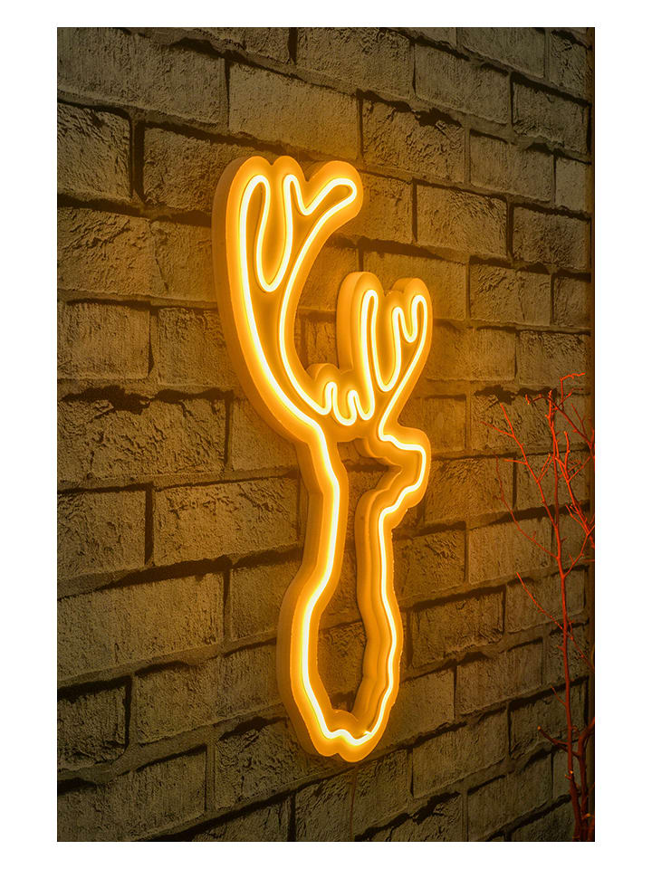 ABERTO DESIGN Lampa dekoracyjna LED w kolorze żółtym - 50 x 28 cm rozmiar: onesize