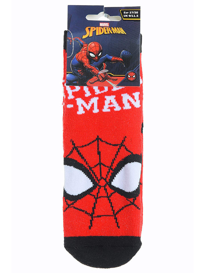 Spiderman Skarpety "Spider-Man" w kolorze czerwonym rozmiar: 23-26
