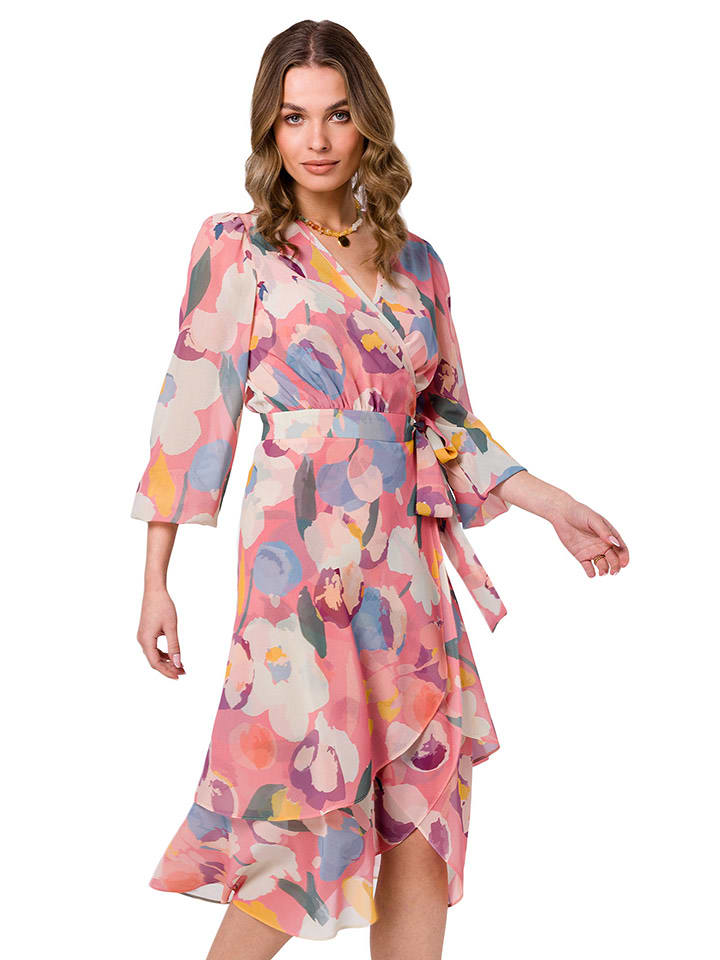 Stylove Sukienka w kolorze jasnoróżowym rozmiar: XXL