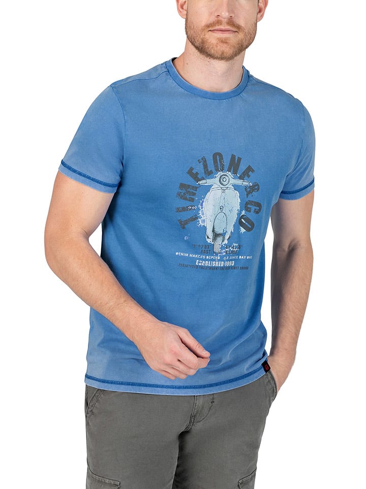 Timezone Koszulka w kolorze niebieskim rozmiar: L