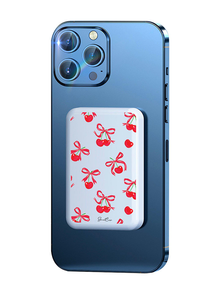 SmartCase Powerbank w kolorze biało-czerwonym - 10.000 mAh rozmiar: onesize