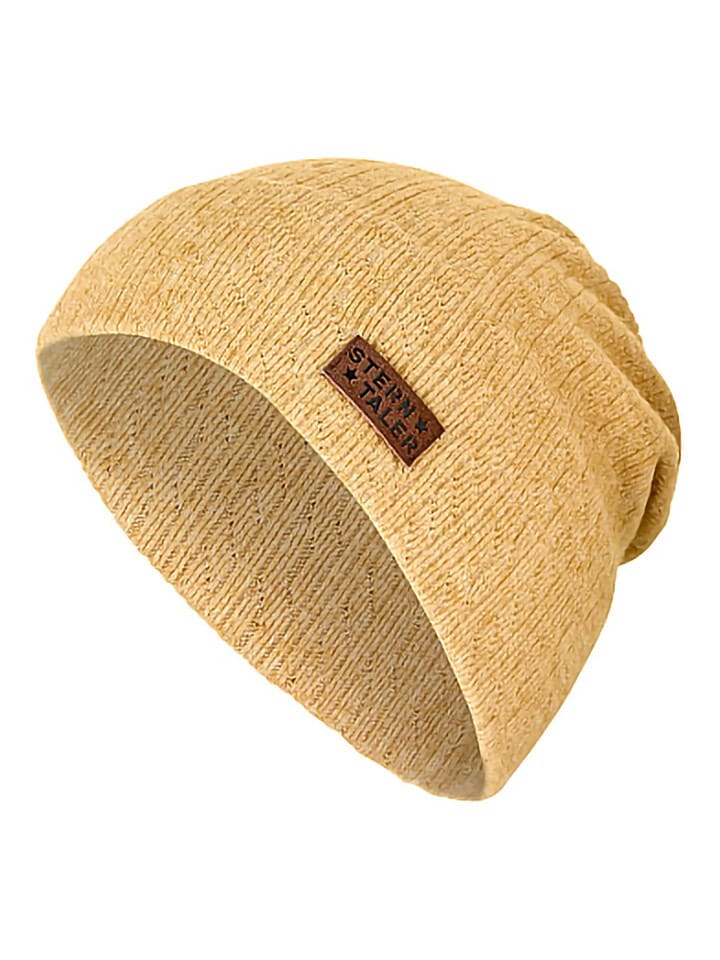 Sterntaler Czapka beanie w kolorze żółtym rozmiar: 53 cm