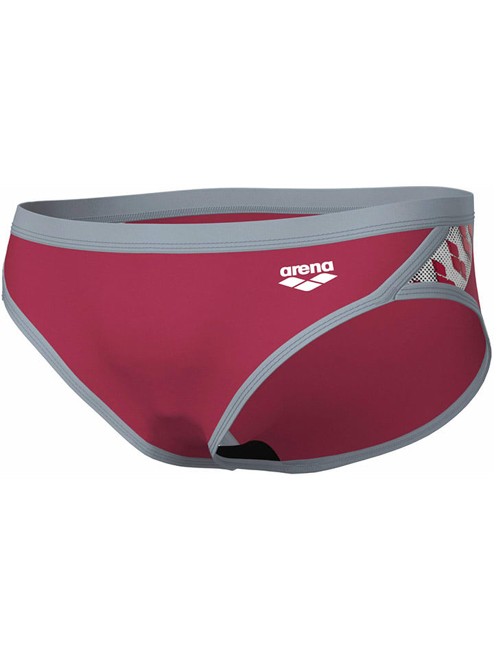 Arena Kąpielówki w kolorze czerwono-szarym rozmiar: 4