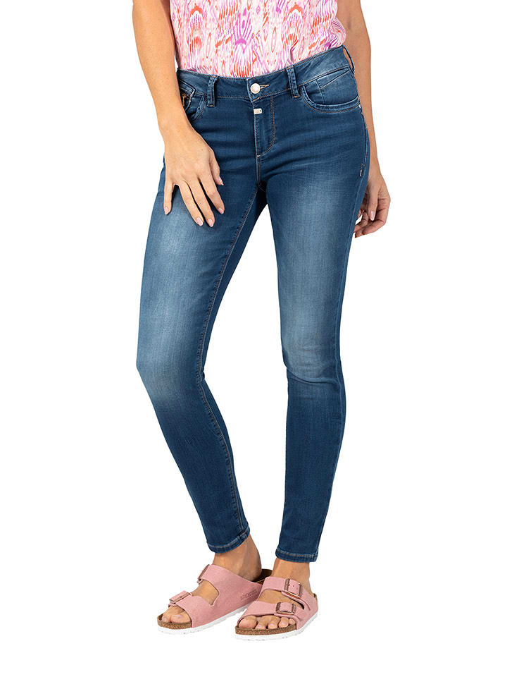 Timezone Dżinsy "Sanya" - Slim fit - w kolorze niebieskim rozmiar: W31/L30