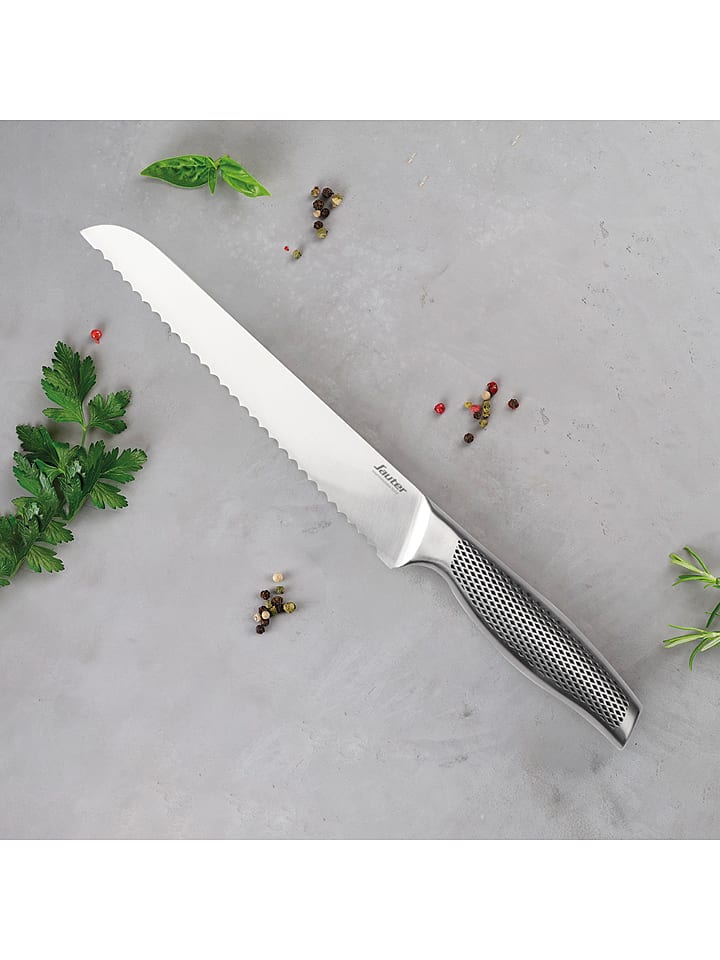 Sauter Nóż w kolorze srebrnym do chleba - dł. 20 cm rozmiar: onesize