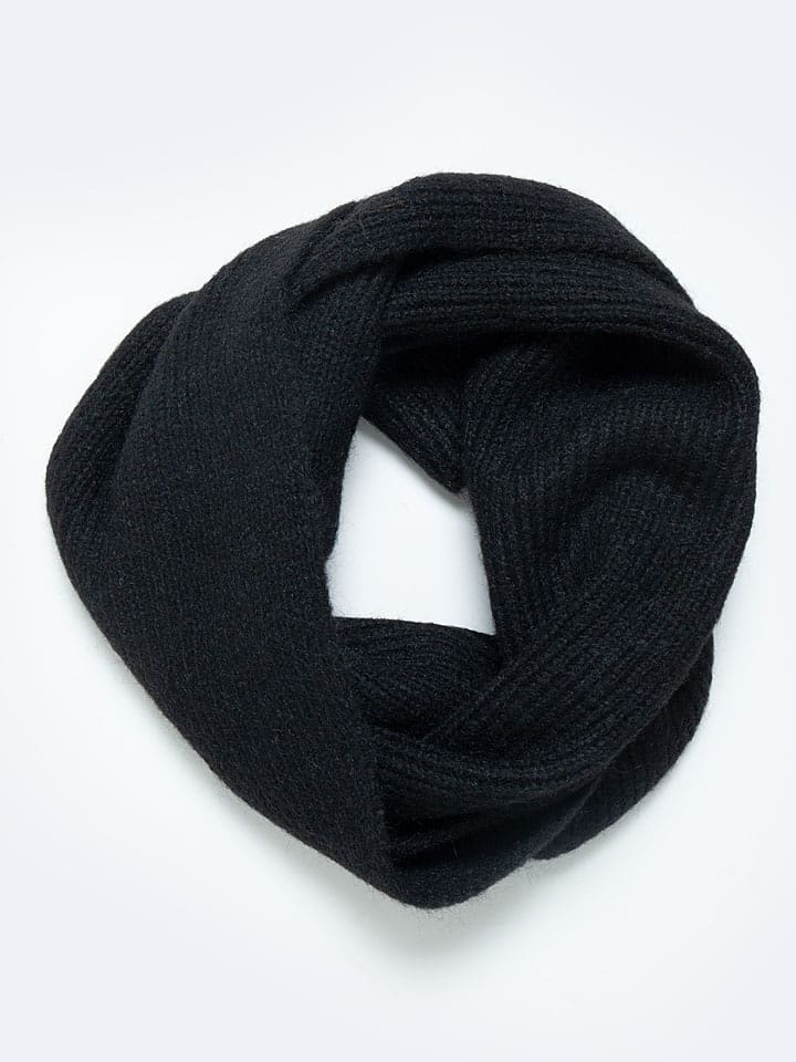 BIG STAR Szal-koło w kolorze czarnym - 165 x 32 cm rozmiar: onesize