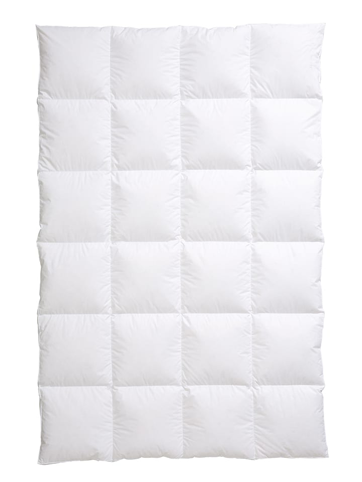 Häussling Bettwaren Kołdra puchowa "Extra Warm" w kolorze białym rozmiar: 155x220 cm