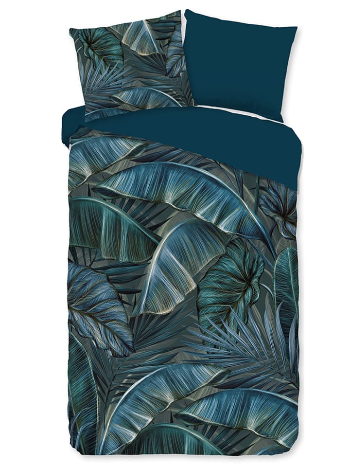 Pure Komplet pościeli "Joost" w kolorze niebieskim z mikrofibry rozmiar: 240x220 cm