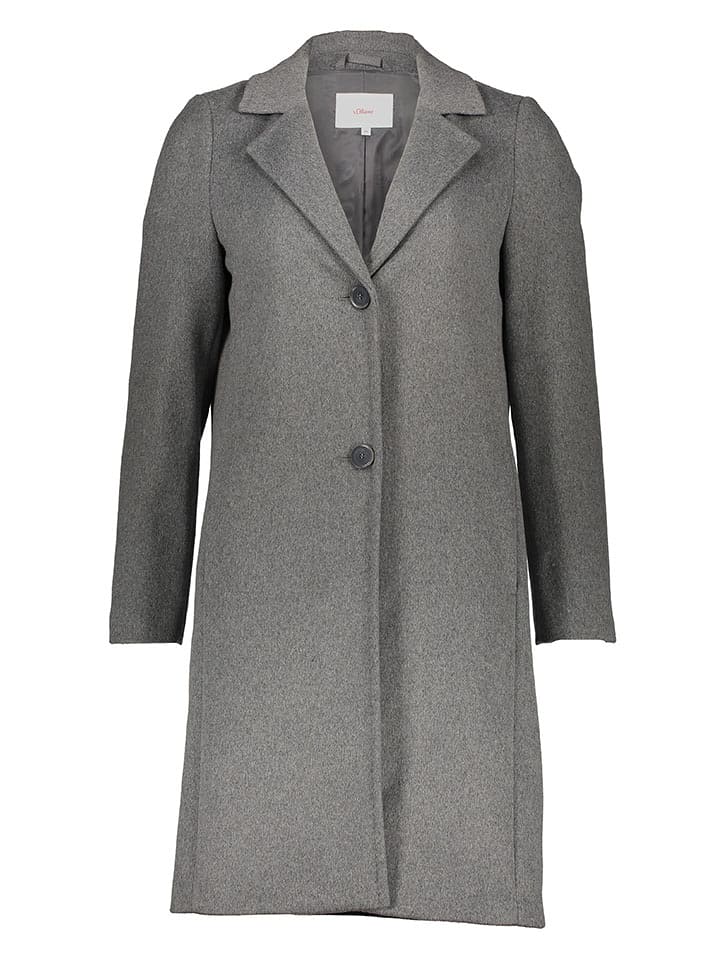 s.Oliver Płaszcz w kolorze szarym rozmiar: 40