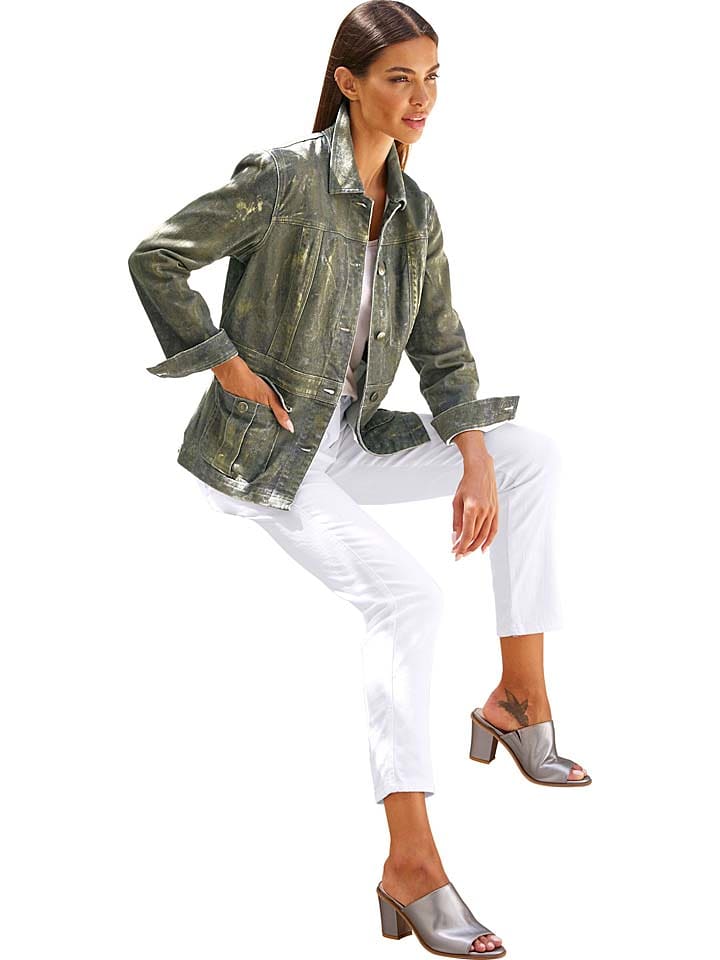 Heine Kurtka przejściowa w kolorze zielonym rozmiar: 40