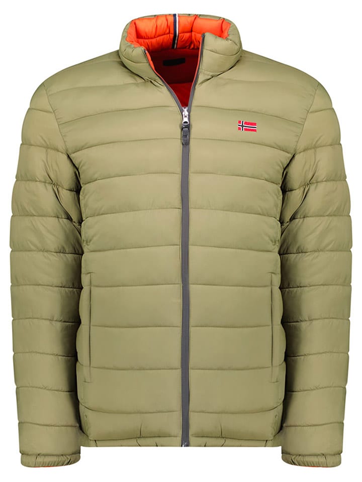 Geographical Norway Kurtka dwustronna "California" w kolorze zielonym rozmiar: XXL