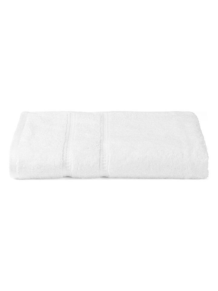 Schiesser Ręcznik prysznicowy "Las Palmas" w kolorze białym rozmiar: 70x140 cm