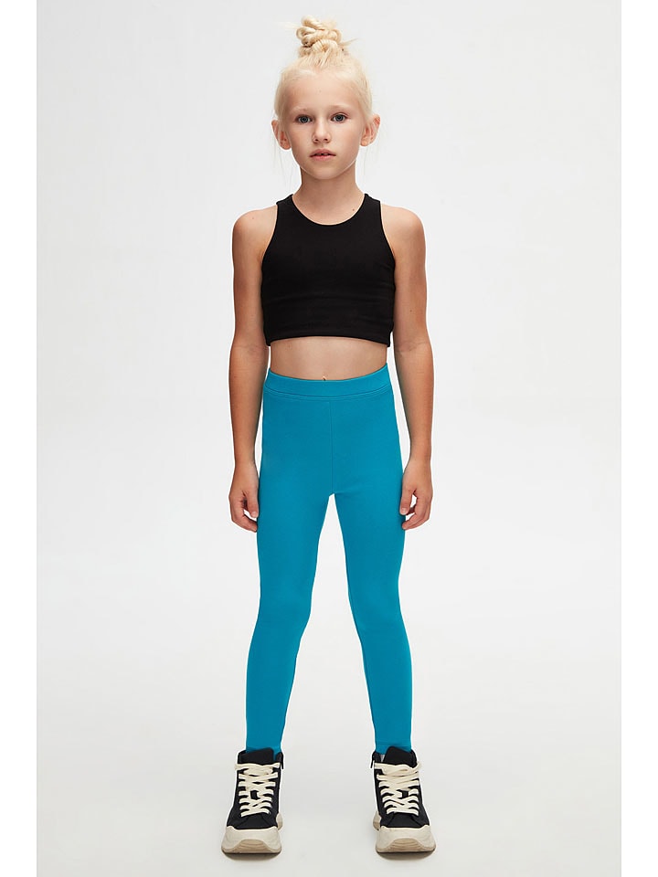 lovetti Legginsy w kolorze niebieskim rozmiar: 164