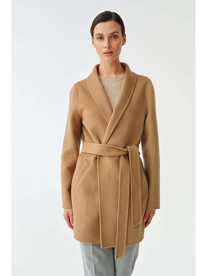 TATUUM Płaszcz przejściowy w kolorze karmelowym rozmiar: 44