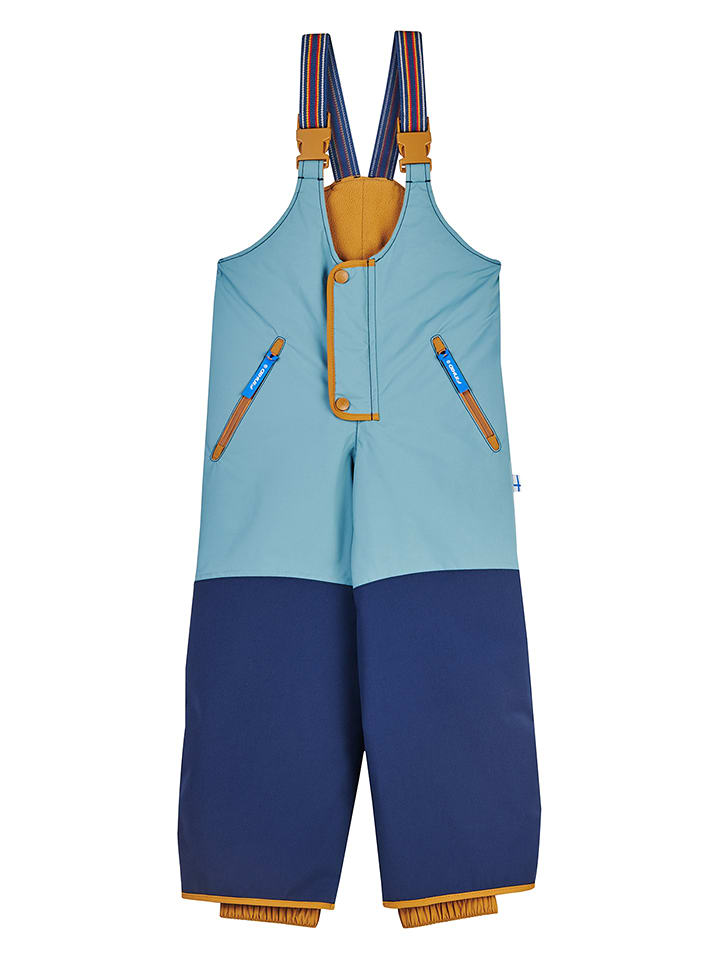 finkid Spodnie narciarskie "Kajo Husky" w kolorze błękitnym rozmiar: 80/90